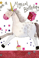 Alex Clark Birthday Card - Unicorn