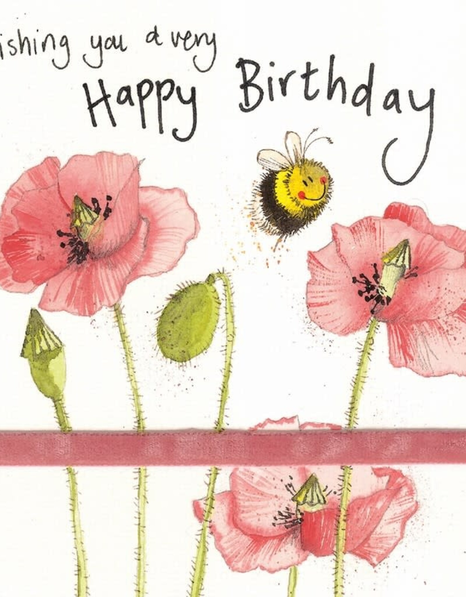 Alex Clark Birthday Card- Bees