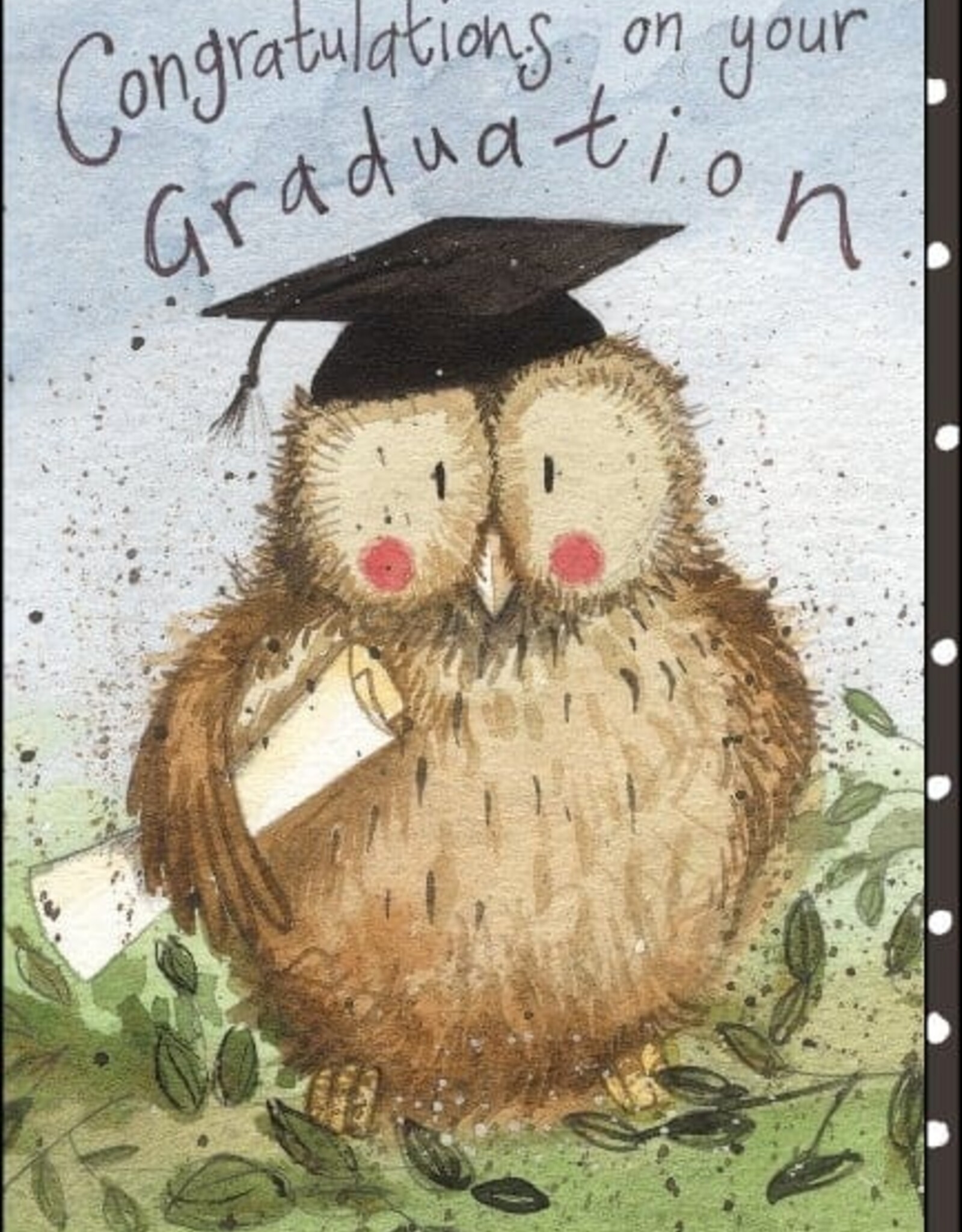 Alex Clark Graduation Card - Graduation Owl