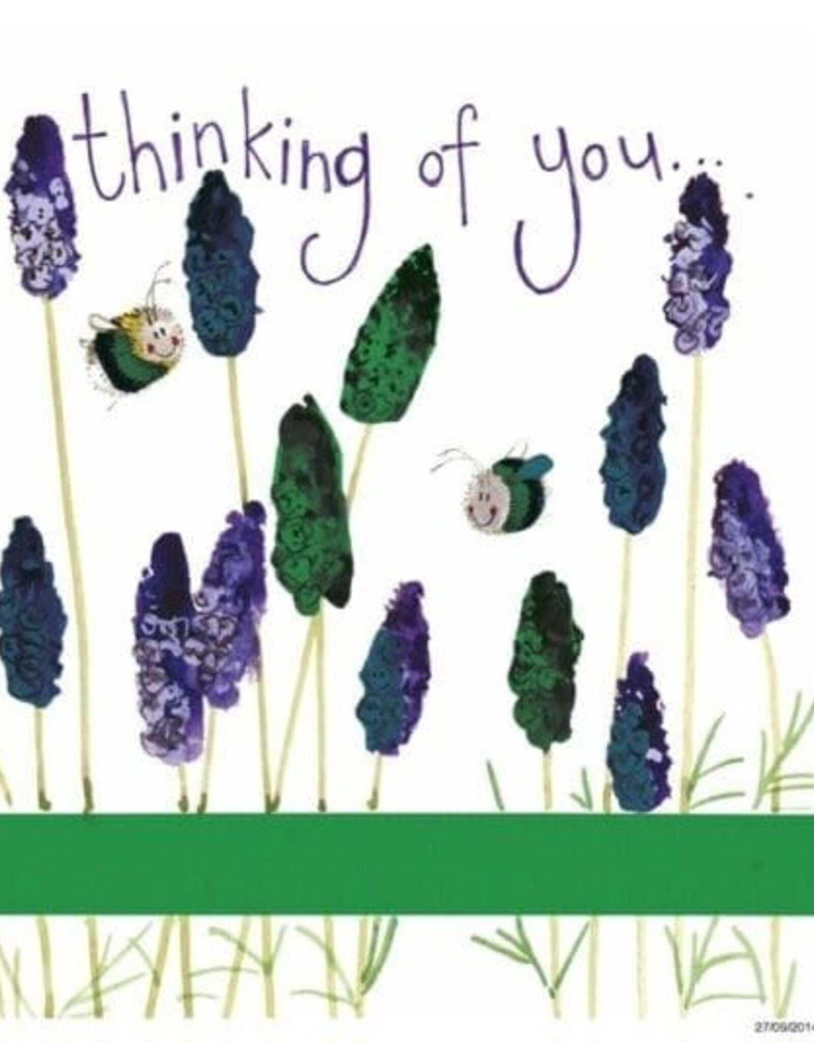 Alex Clark Thinking of You Card - Lavender