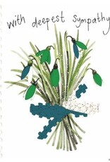 Alex Clark Sympathy Card - Snowdrop Sympathy