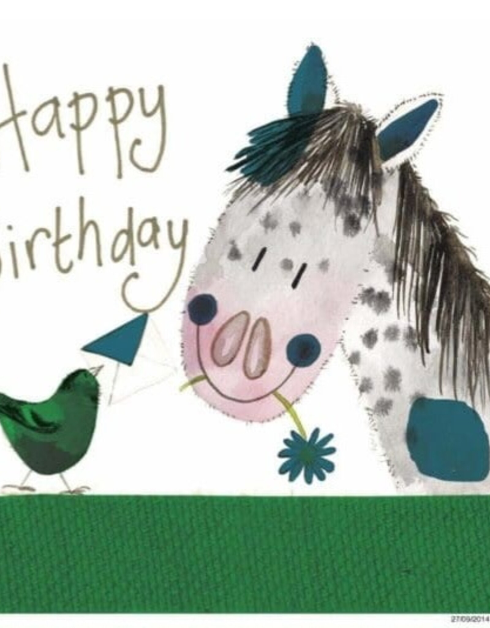 Alex Clark Birthday Card - Pretty Pony