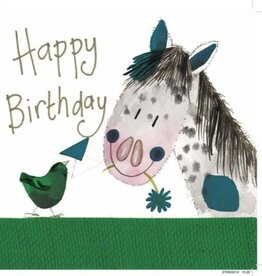 Alex Clark Birthday Card - Pretty Pony