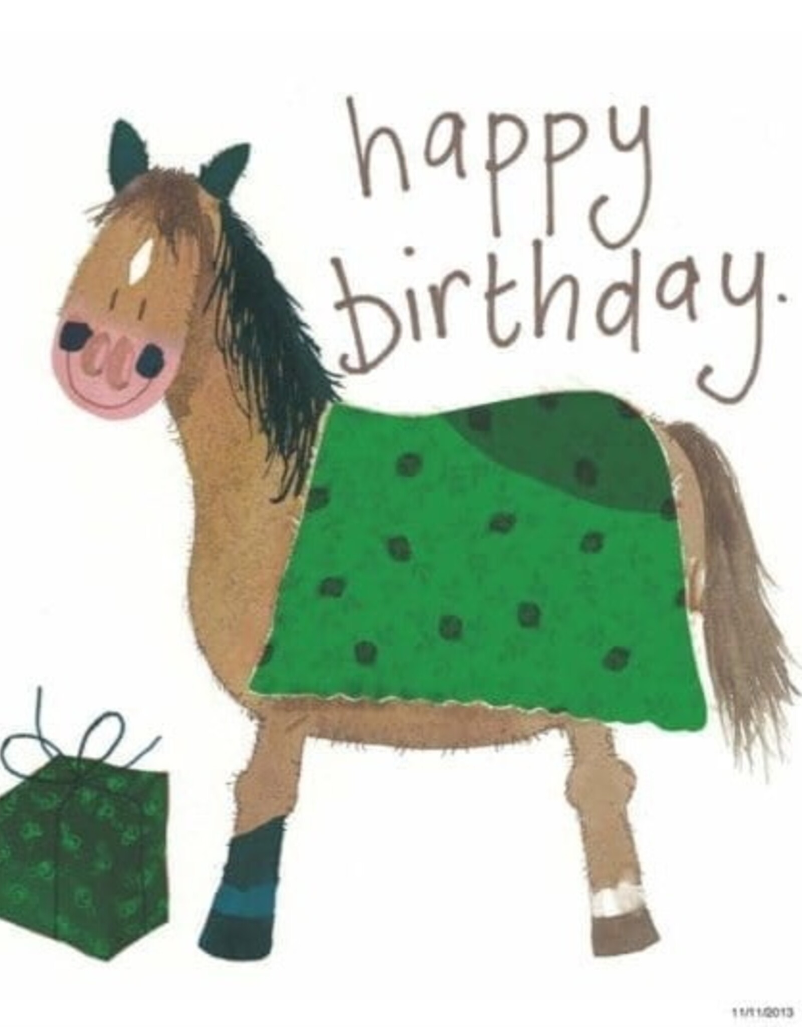 Alex Clark Birthday Card - Pony