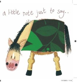 Alex Clark Everyday Card - Little Note Horse