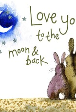 Alex Clark Romance Card - Moon