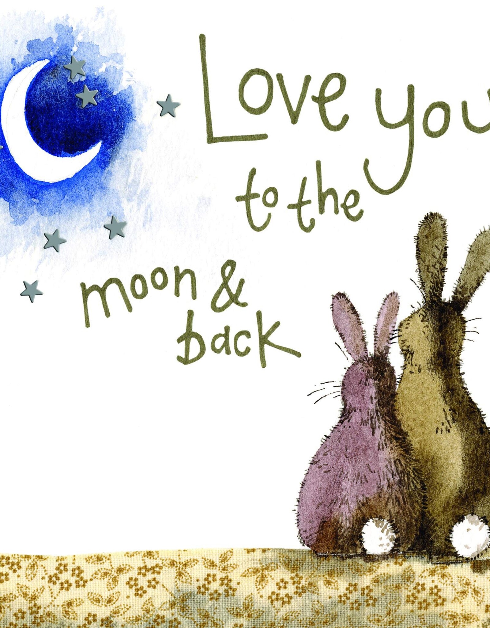 Alex Clark Romance Card - Moon