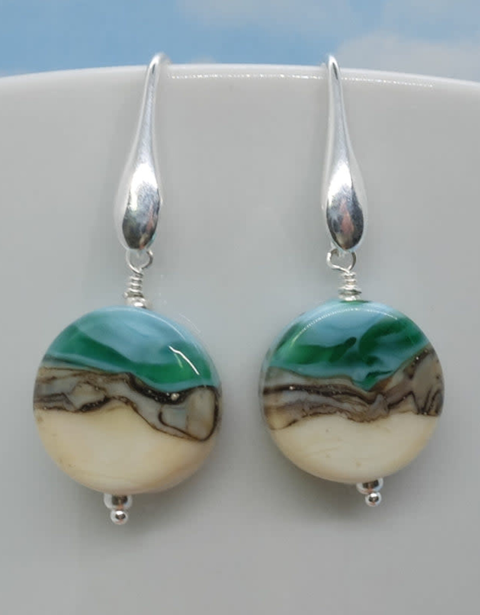 Sailorgirl Jewelry Sailorgirl Earrings - Sand and Sea