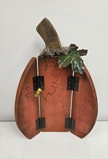 Wooden Hinged Pumpkin