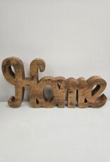 Solid Wood Home Sign