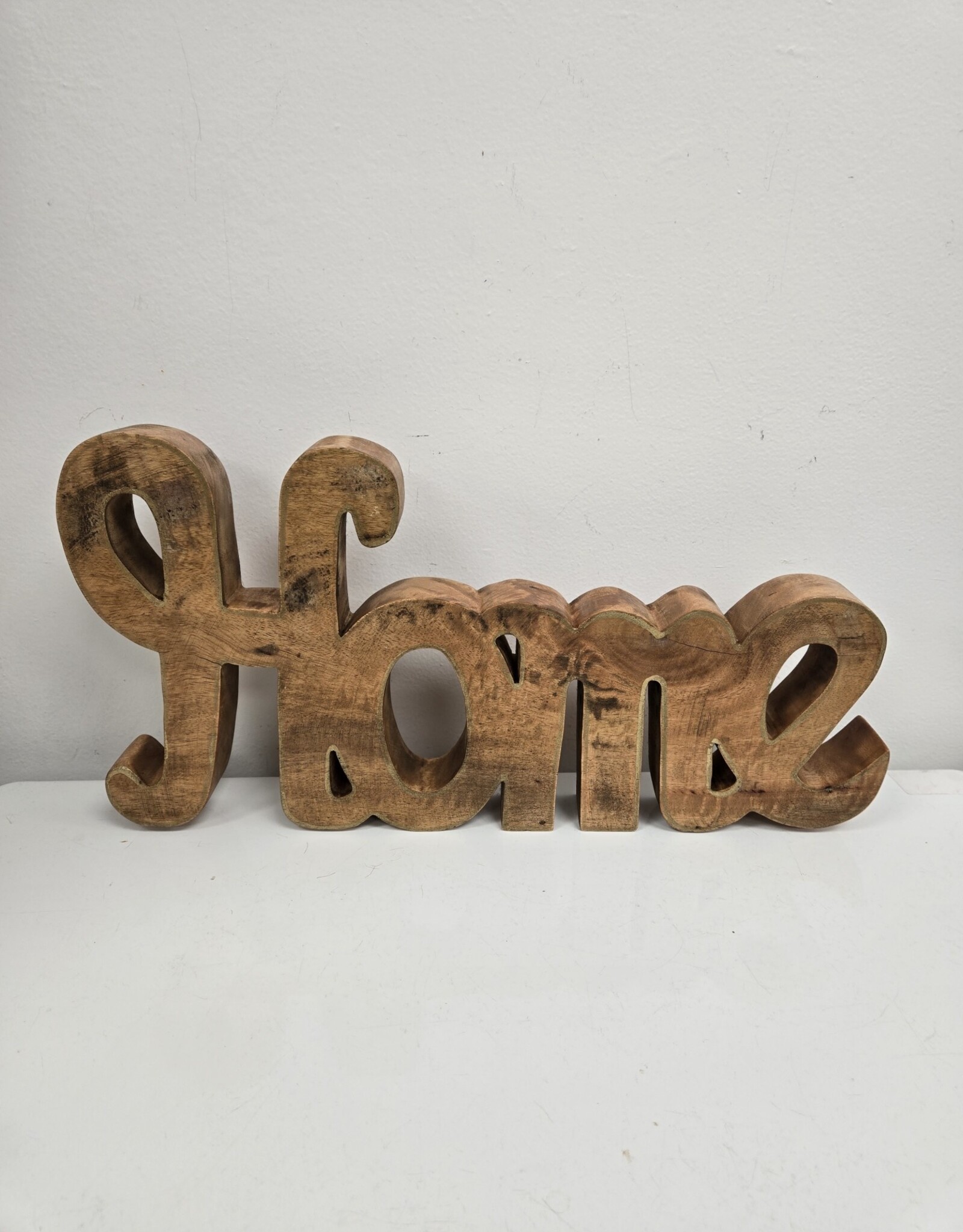 Solid Wood Home Sign