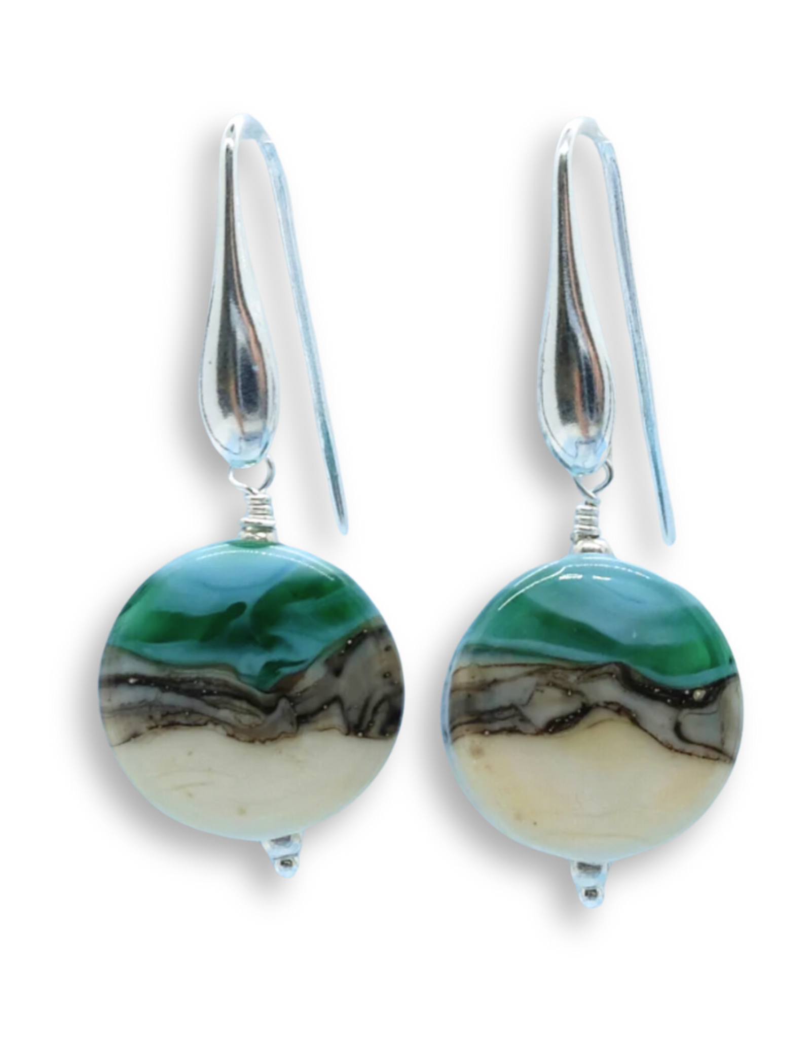 Sailorgirl Jewelry Sailorgirl Earrings - Sand and Sea