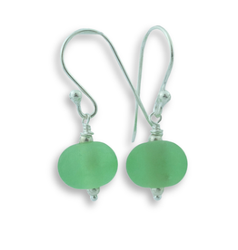 Sailorgirl Jewelry Sailorgirl Mini Earrings - Frosted Peridot