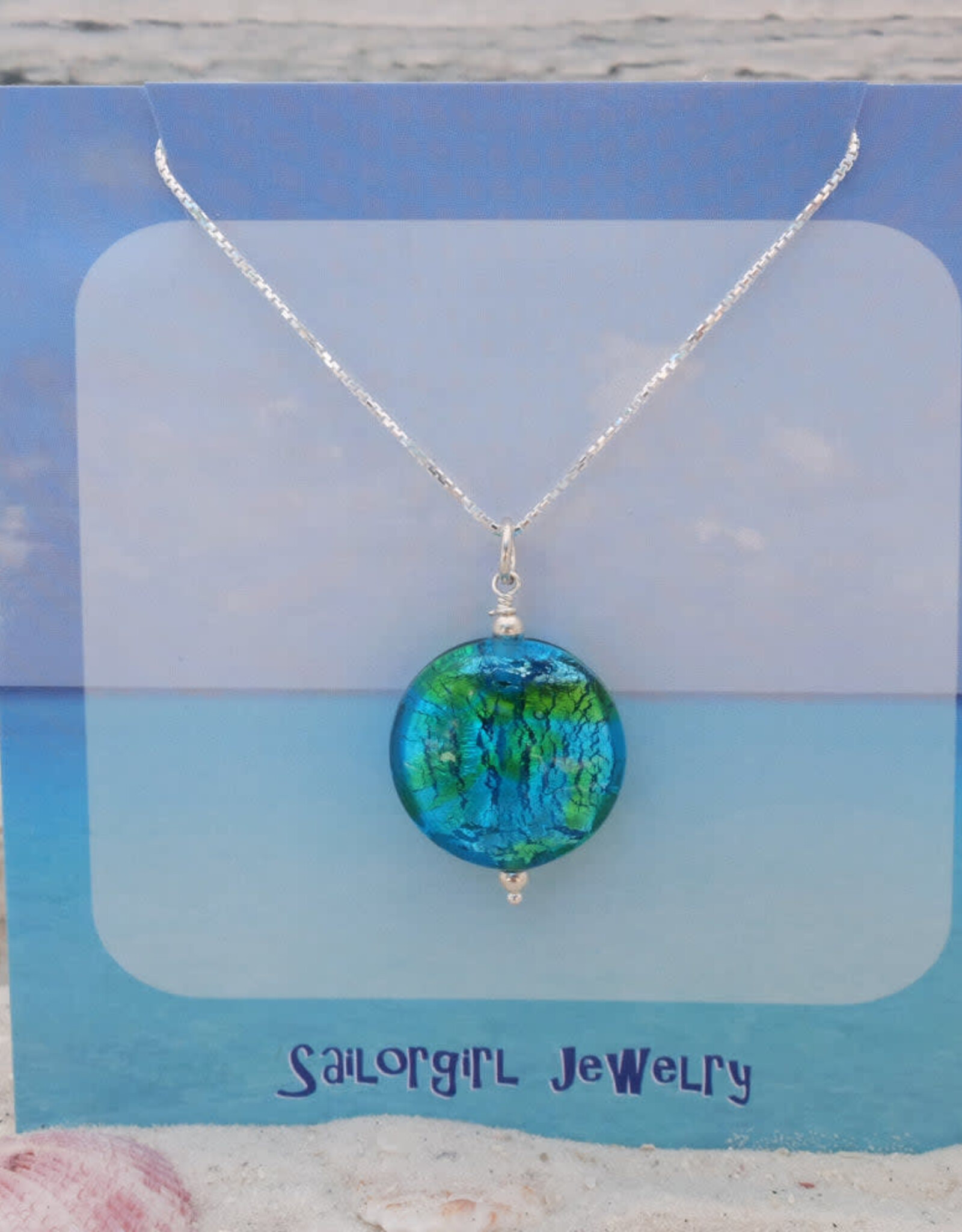 Sailorgirl Jewelry Sailorgirl Mini Pendant - Ocean