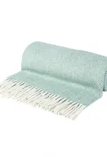 British & Irish Imports Herringbone Wool Blanket
