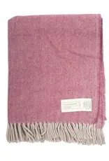 British & Irish Imports Herringbone Wool Blanket
