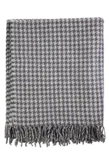 British & Irish Imports Houndstooth Wool Blanket