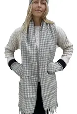 British & Irish Imports Luxe-Lined Wool 4 Pocket Scarf