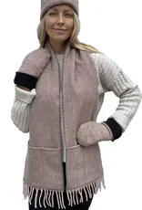 British & Irish Imports Luxe-Lined Wool 4 Pocket Scarf