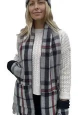 British & Irish Imports Luxe-Lined Wool 4 Pocket Scarf