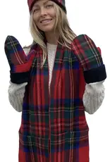 British & Irish Imports Luxe-Lined Wool 4 Pocket Scarf