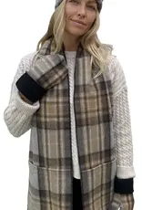 British & Irish Imports Luxe-Lined Wool 4 Pocket Scarf