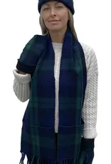 British & Irish Imports Luxe-Lined Wool 4 Pocket Scarf