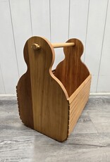 Vintage Wood Slat Basket