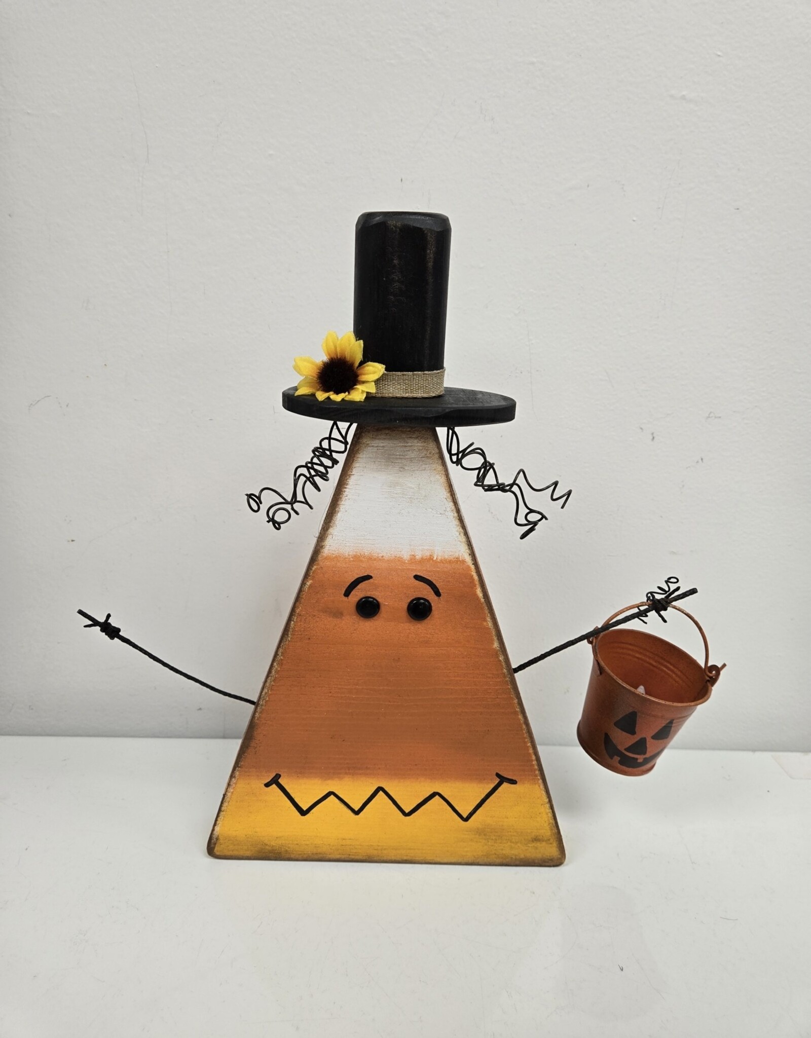 Whimsical Wooden Candy Corn