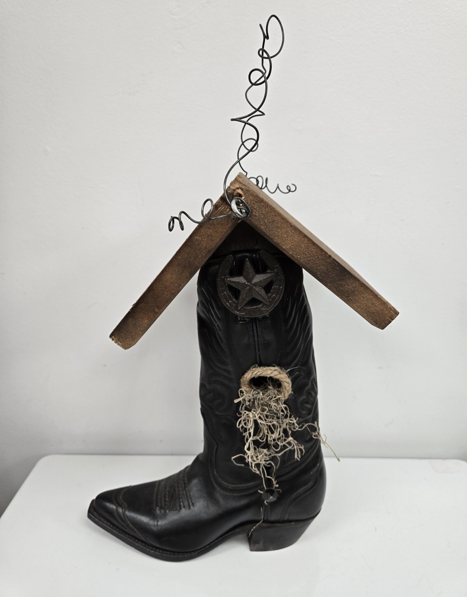 Cowboy Boot Birdhouse
