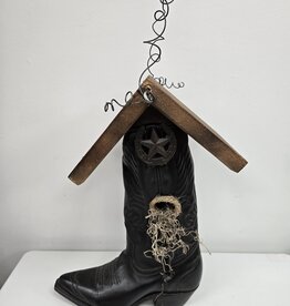 Cowboy Boot Birdhouse