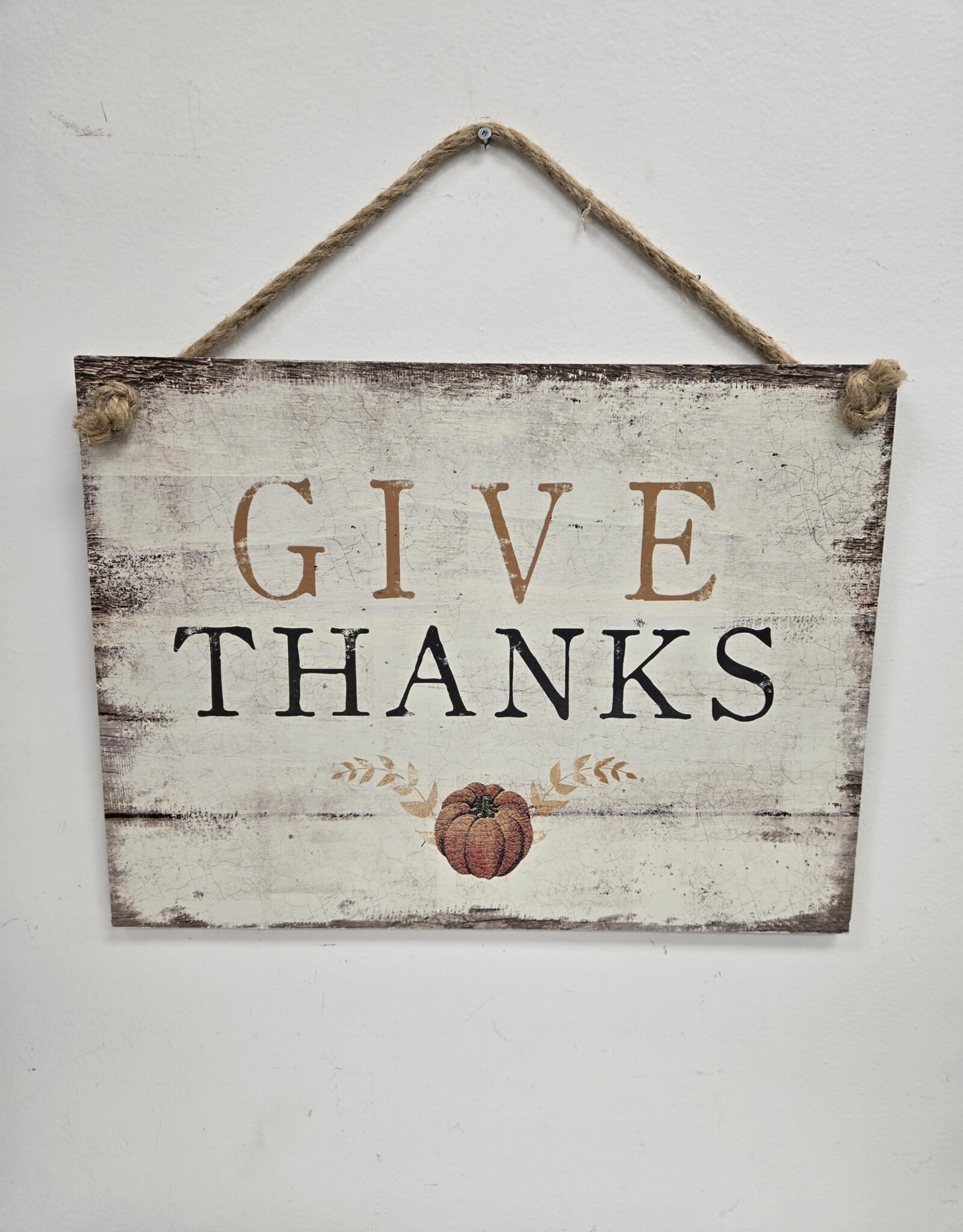 Give Thanks Sign