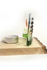 Candle Holder - Mixed Flowers