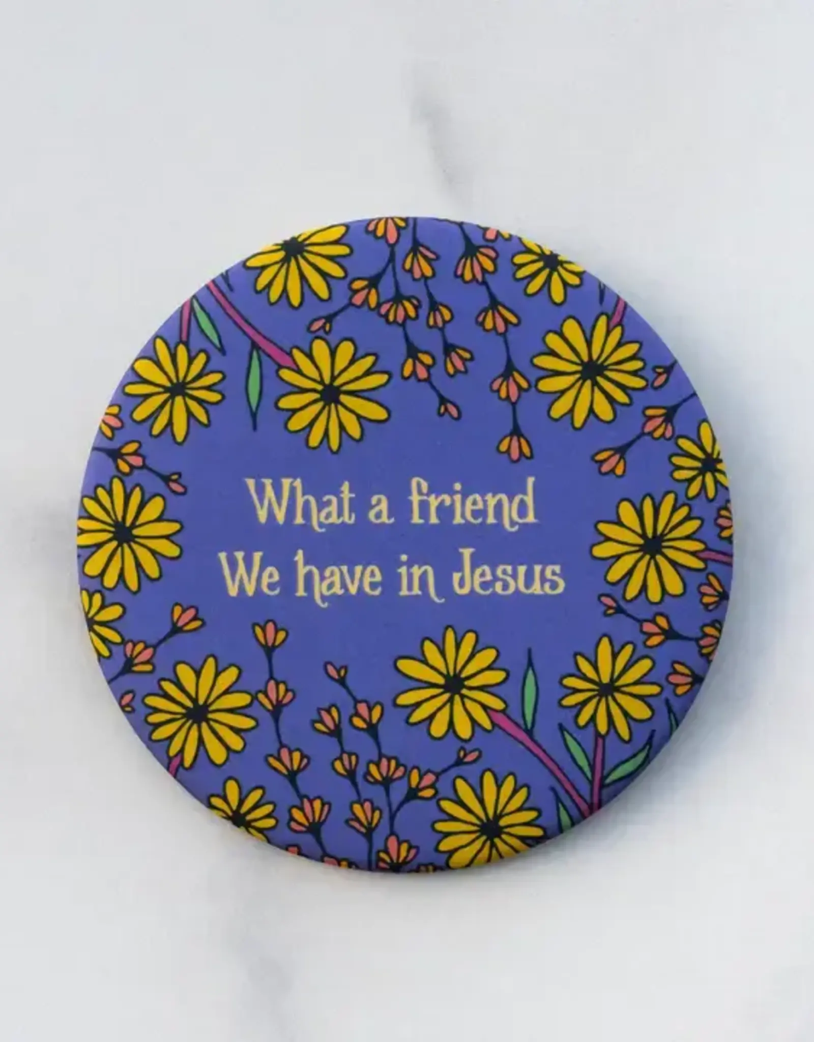 What A Friend Hymn Button