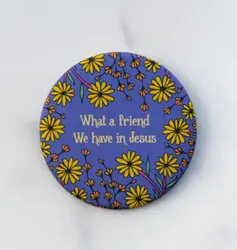 What A Friend Hymn Button