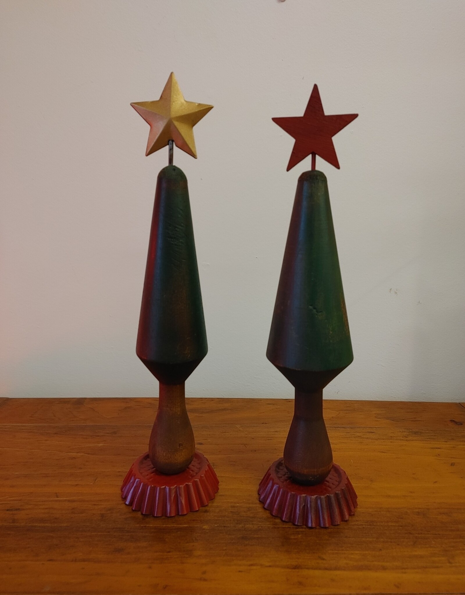 Vintage Wooden Pestle Tree