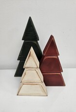 Trio Wooden Trees - green/red/white