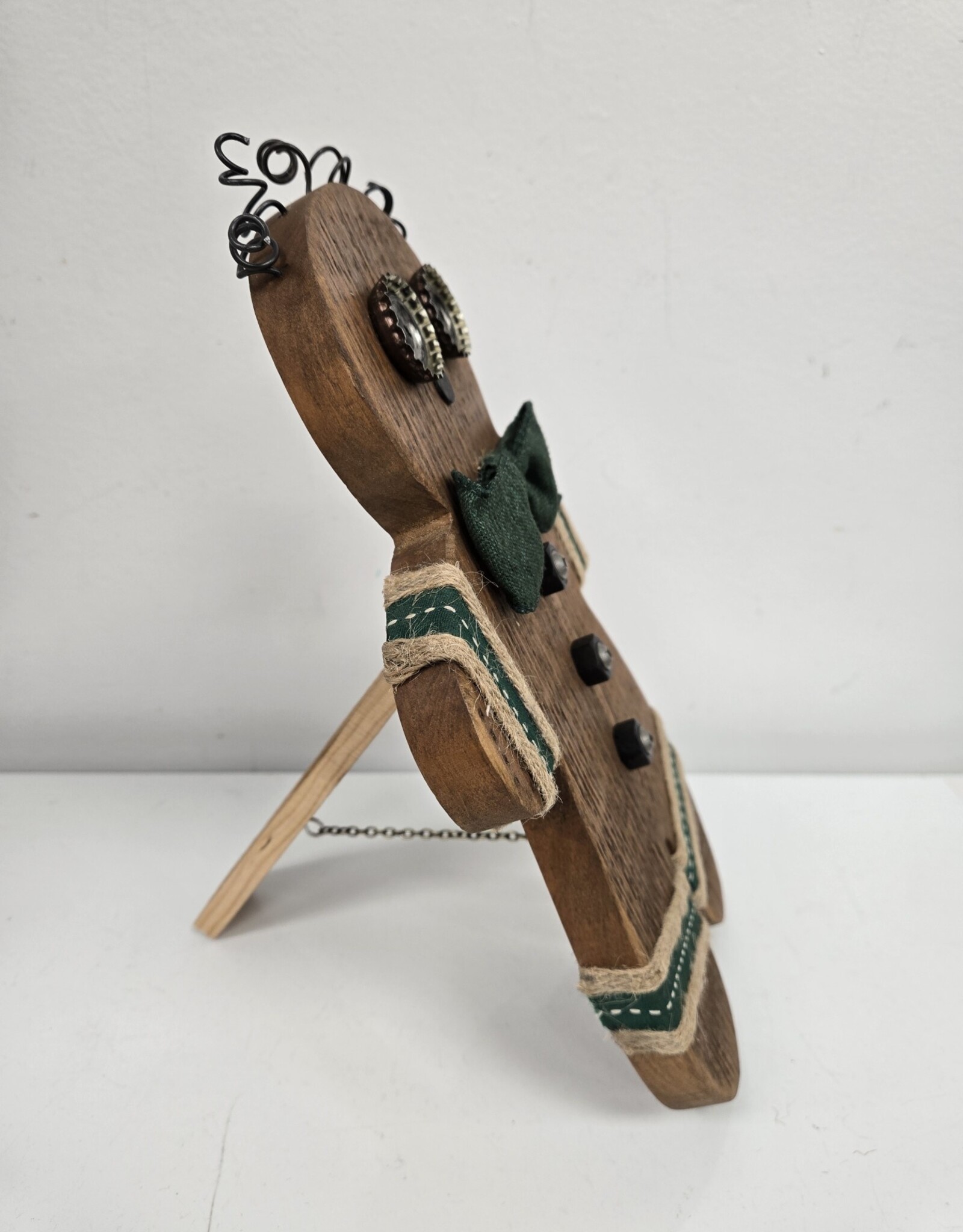 Wooden Gingerbread Man