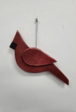 Handmade Wooden Ornament - Cardinal