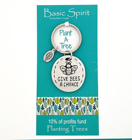 Bees Global Keychain