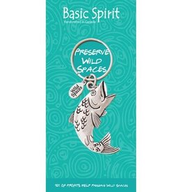 Jumping Fish Global Keychain