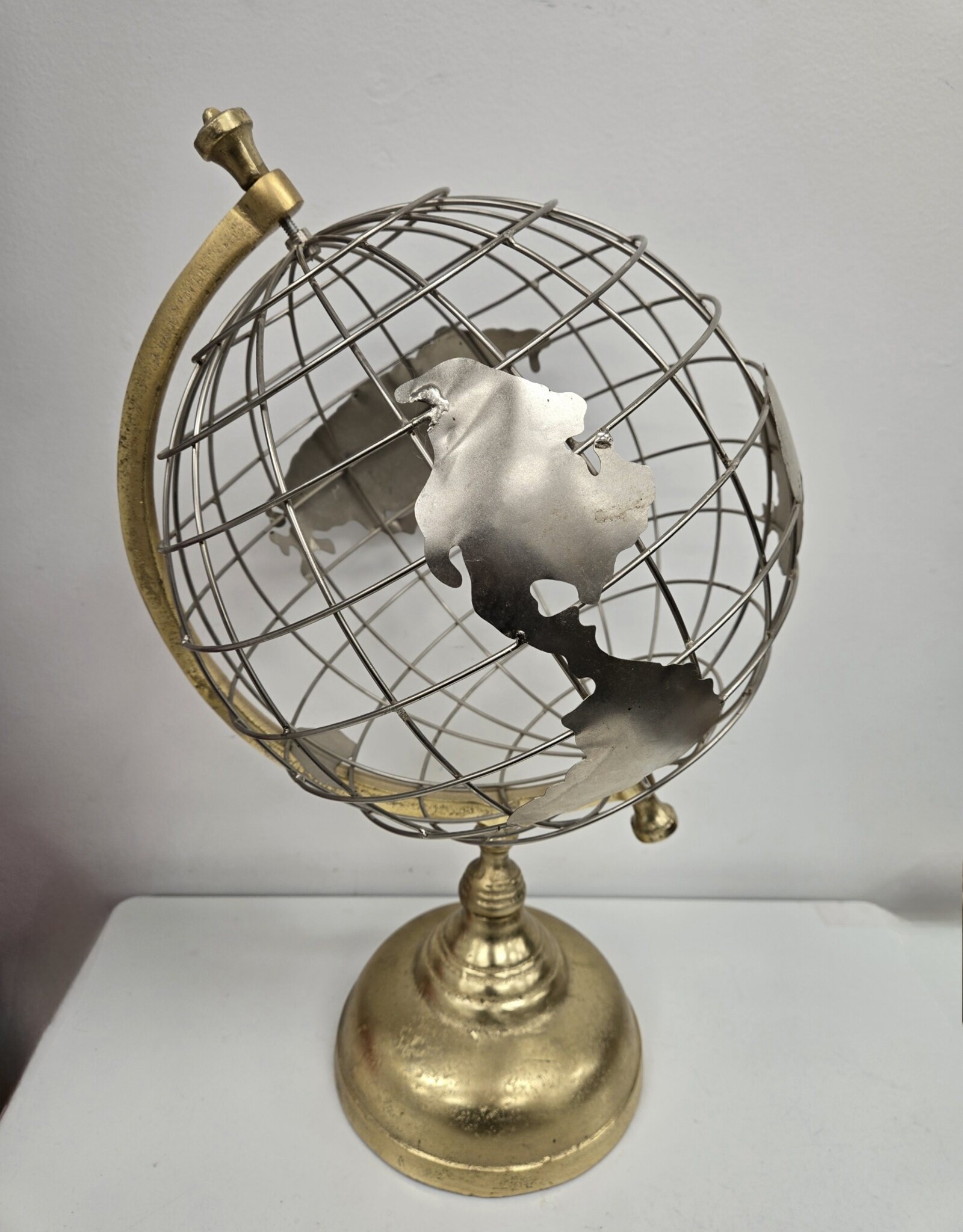 Large Gold Decorative Globe