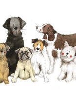 Alex Clark Coaster - Dogs Together