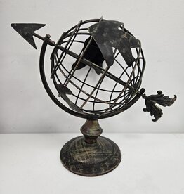 Metal Tabletop Globe