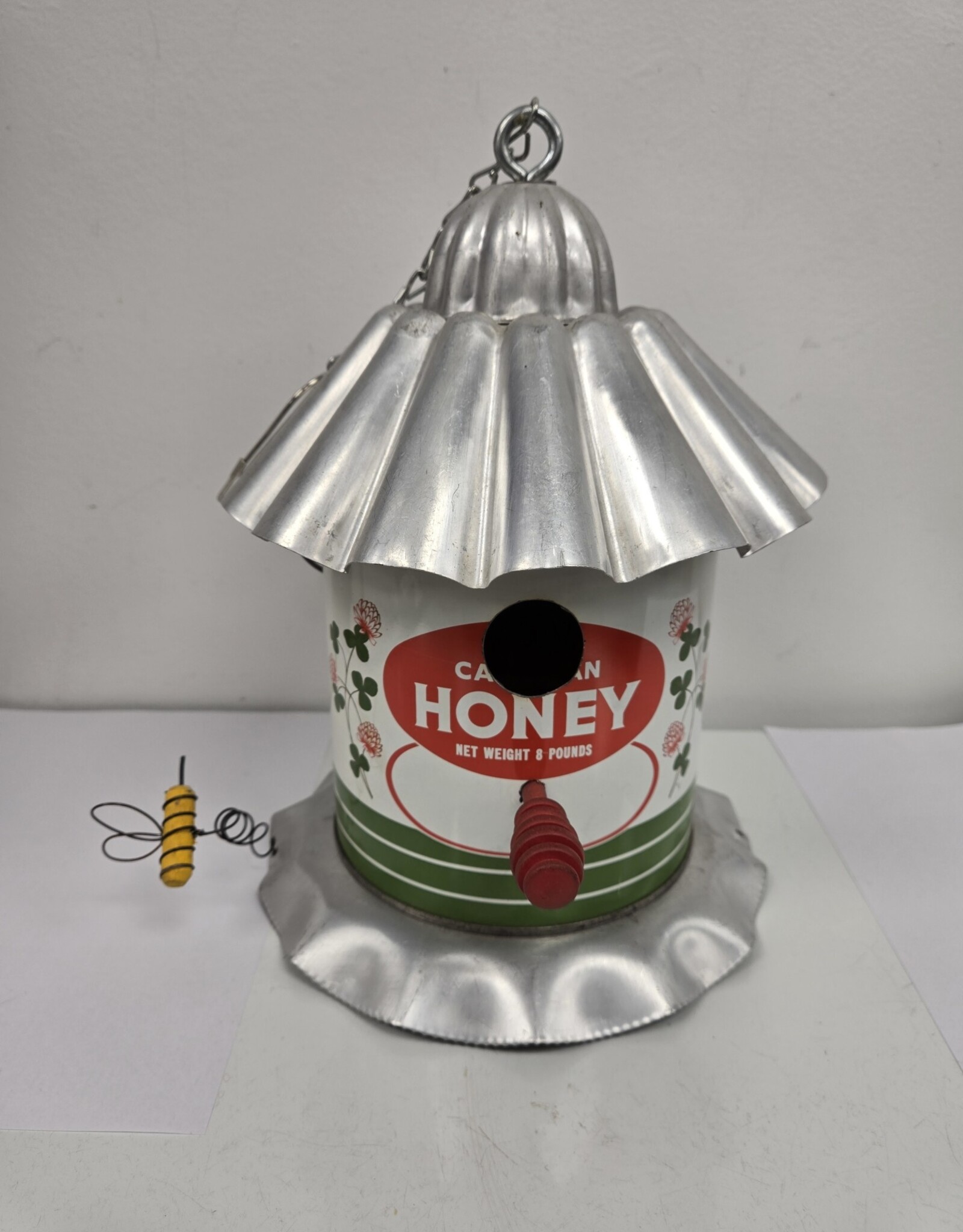 White/Red/Green Honey Birdhouse