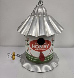 White/Red/Green Honey Birdhouse