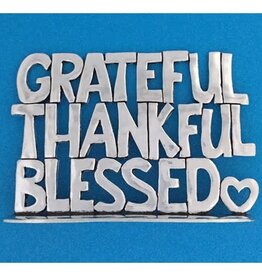 Thankful Standing Quote Plaque