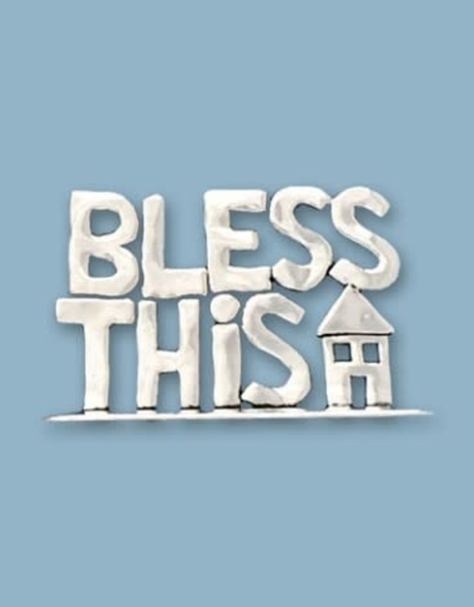 Bless This House Standing Quote Plaque (Sm)
