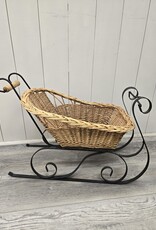 Wicker/Iron Sleigh