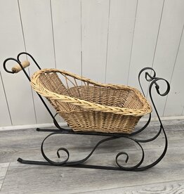Wicker/Iron Sleigh